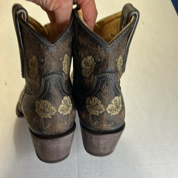 OLD GRINGO 326 LAUREL RUSTIC BEIGE COLOR DARK BROWN OLD SOLES SZ 8B - Picture 4 of 16